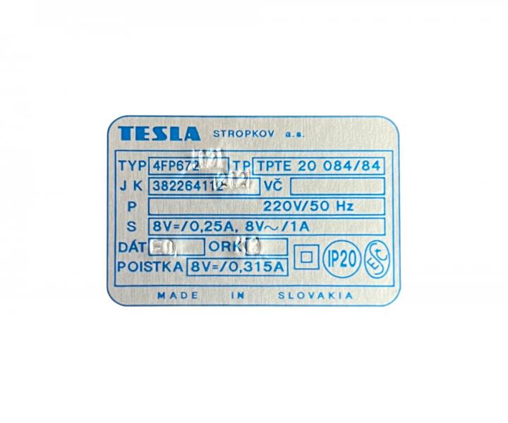 Zasilacz Tesla 4 FP 672 17, IP20 - czarny / szary