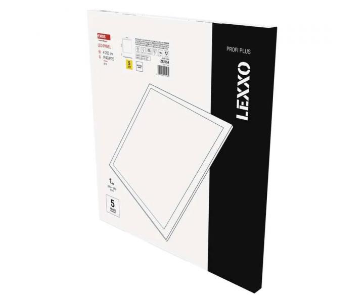 Kwadratowy panel LED do zabudowy Emos Lexxo backlit ZB2154, biay, 30 W - neutralna biel