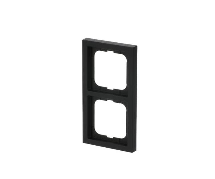 Ramka podwjna, do montau poziomego i pionowego ABB Future 2CKA001754A4420 - mechowa czarna