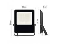Reflektor LED Emos Visio ZS2553, IP65, 100 W, czarny, neutralna biel.