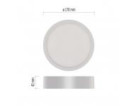 Okrge wpuszczane owietlenie LED Emos Nexxo ZM5133, 12,5 W, ciepa/neutralna biel