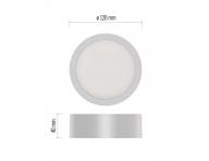 Okrge wpuszczane owietlenie LED Emos Nexxo ZM5123, biae, 12 cm, 7,6 W - z moliwoci zmiany CCT