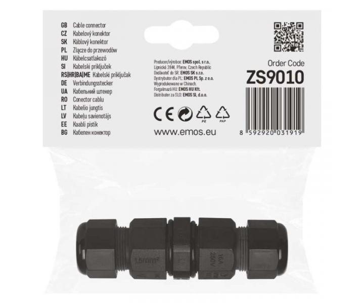 Plastikowa zczka kablowa IP68 Emos ZS9010