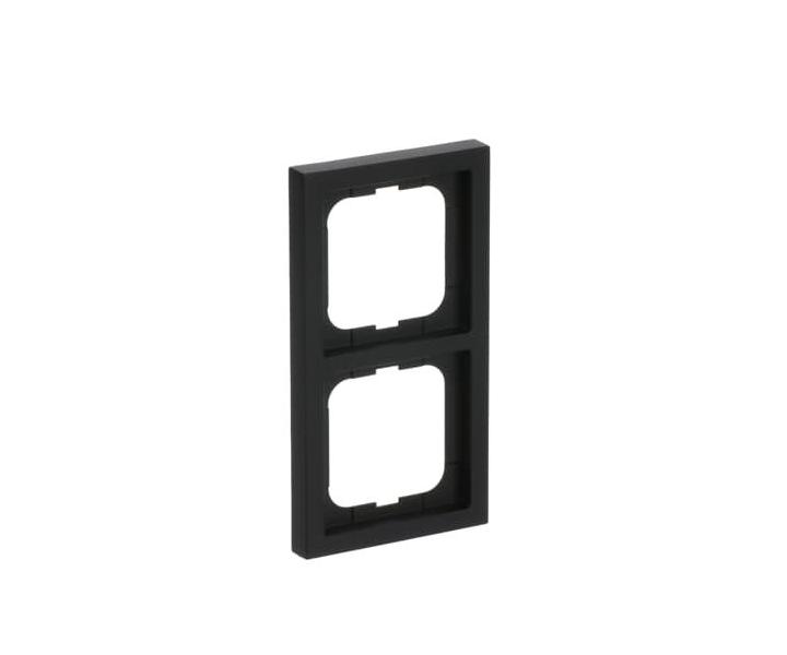 Ramka podwjna, do montau poziomego i pionowego ABB Future 2CKA001754A4420 - mechowa czarna