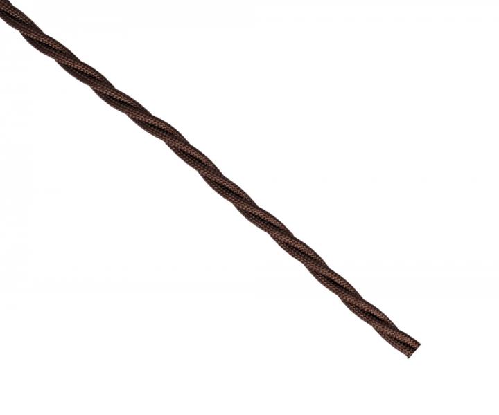 Kabel pleciony 3Gx0,5 Precon, oplecione pojedyncze przewody, ciemny brzowy