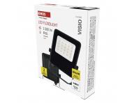 Reflektor LED Emos Visio ZS2513, IP65, 10 W, czarny, neutralna biel.