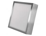 LED wpuszczane owietlenie NEXXO, kwadratowe, srebrne, 12,5W, z moliwoci zmiany CCT Emos ZM6233