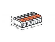 Zczka z dwigni Wago 221-615 - 5x6 mm2